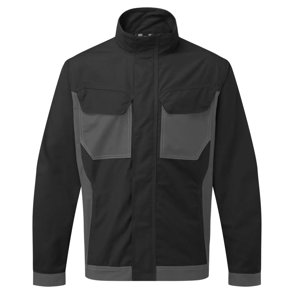 Μπροστινή φωτογραφία του T745 - Σακάκι Βιομηχανικής Πλύσης WX3 σε Black χρώμα