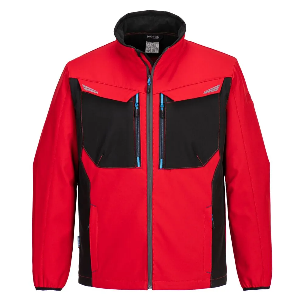 Μπροστινή φωτογραφία του T750 - Softshell Μπουφάν WX3 σε Deep Red χρώμα