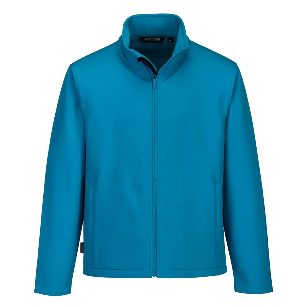 Μπροστινή φωτογραφία του TK20 - Softshell Τζάκετ Print & Promo (2L) σε Aqua χρώμα