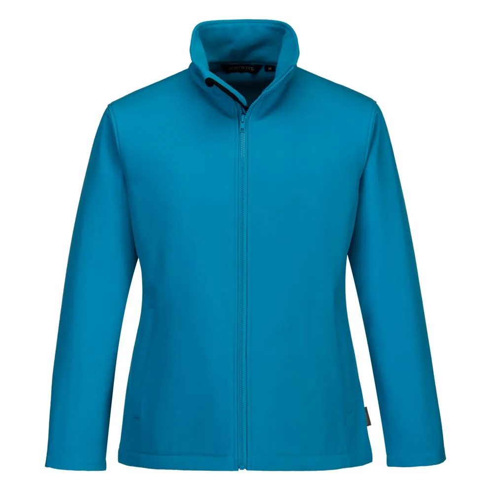 Μπροστινή φωτογραφία του TK21 - Γυναικείο Print & Promo Softshell (2L) σε Aqua χρώμα