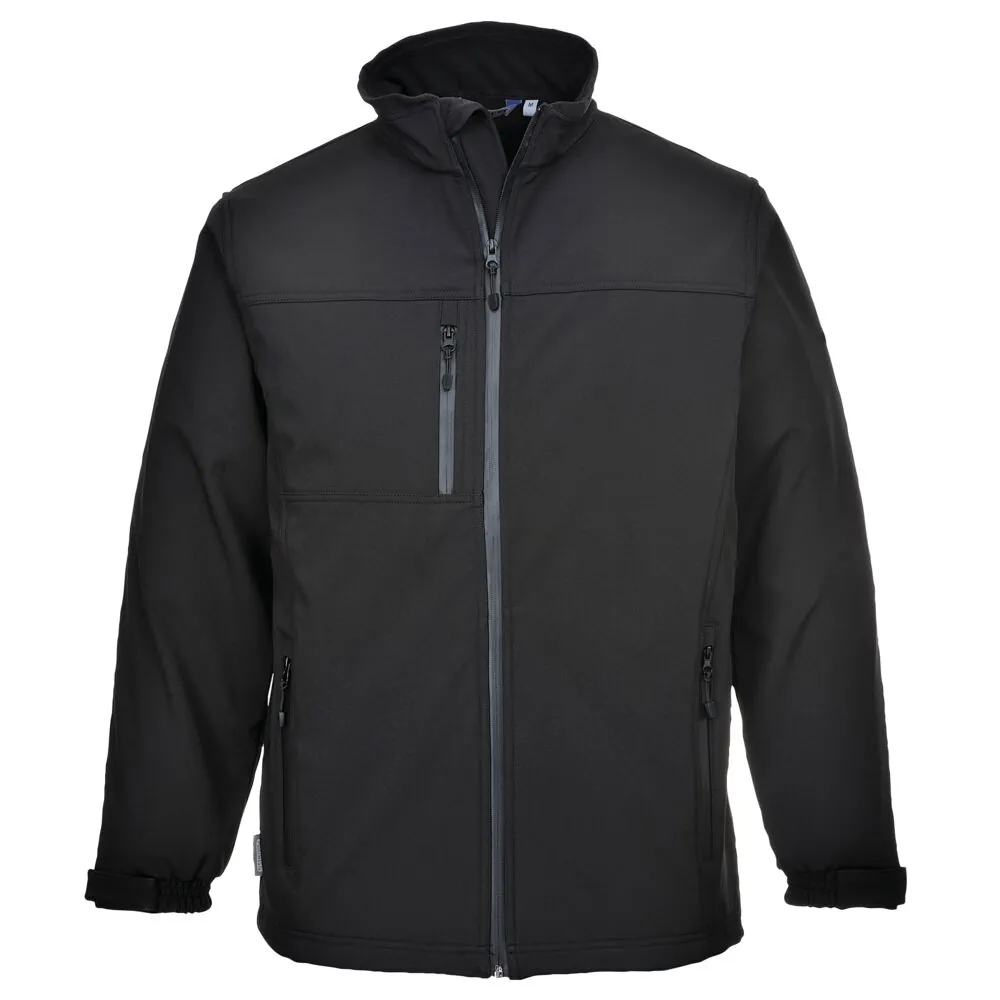 Μπροστινή φωτογραφία του TK50 - Softshell Jacket (3L) σε Black χρώμα