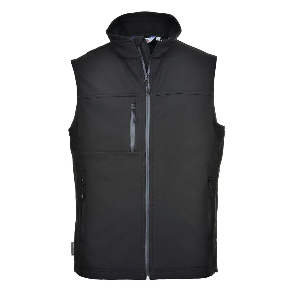 Μπροστινή φωτογραφία του TK51 - Γιλέκο Softshell (3L) σε Black χρώμα