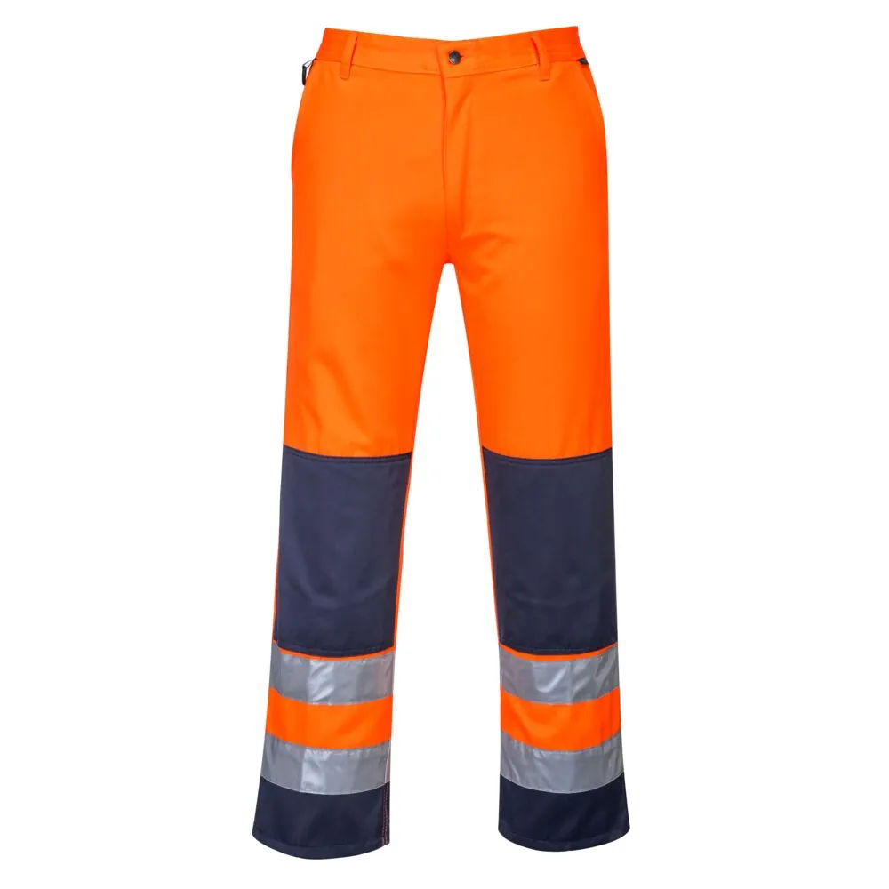 Κεντρική φωτογραφία του TX71 - Ανακλαστικά Παντελόνια Seville σε Orange/Navy χρώμα