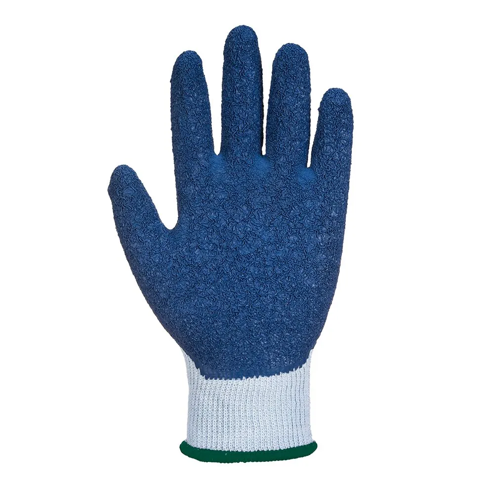 Φωτογραφία από πίσω του A100 - Γάντια λαβής - Latex σε Grey-Blue χρώμα