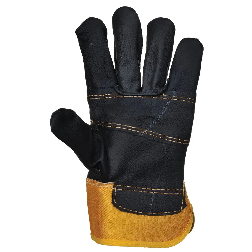Φωτογραφία από πίσω του A200 - Γάντια Furniture Hide σε Yellow χρώμα