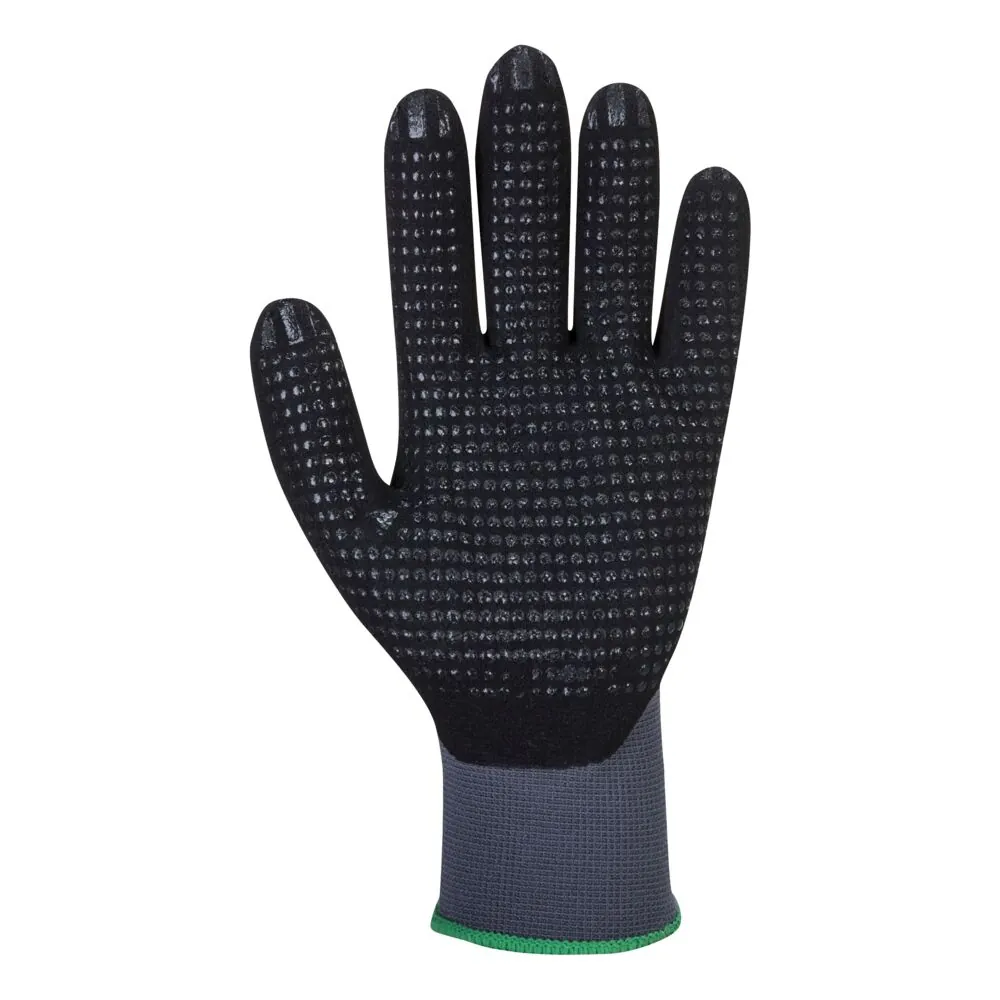 Φωτογραφία από πίσω του A351 - Γάντι DermiFlex Plus σε Grey-Black χρώμα