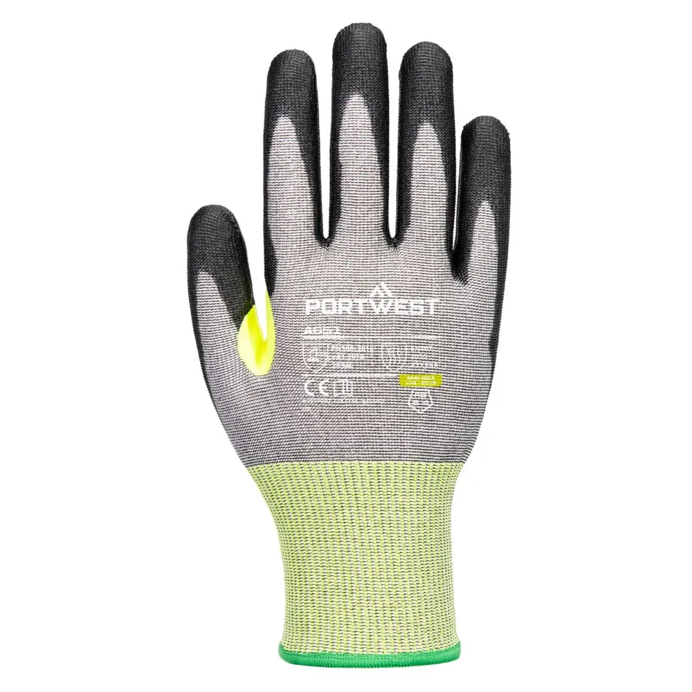 Φωτογραφία από πίσω του A651 - CS Cut E15 PU Glove σε Grey-Black χρώμα