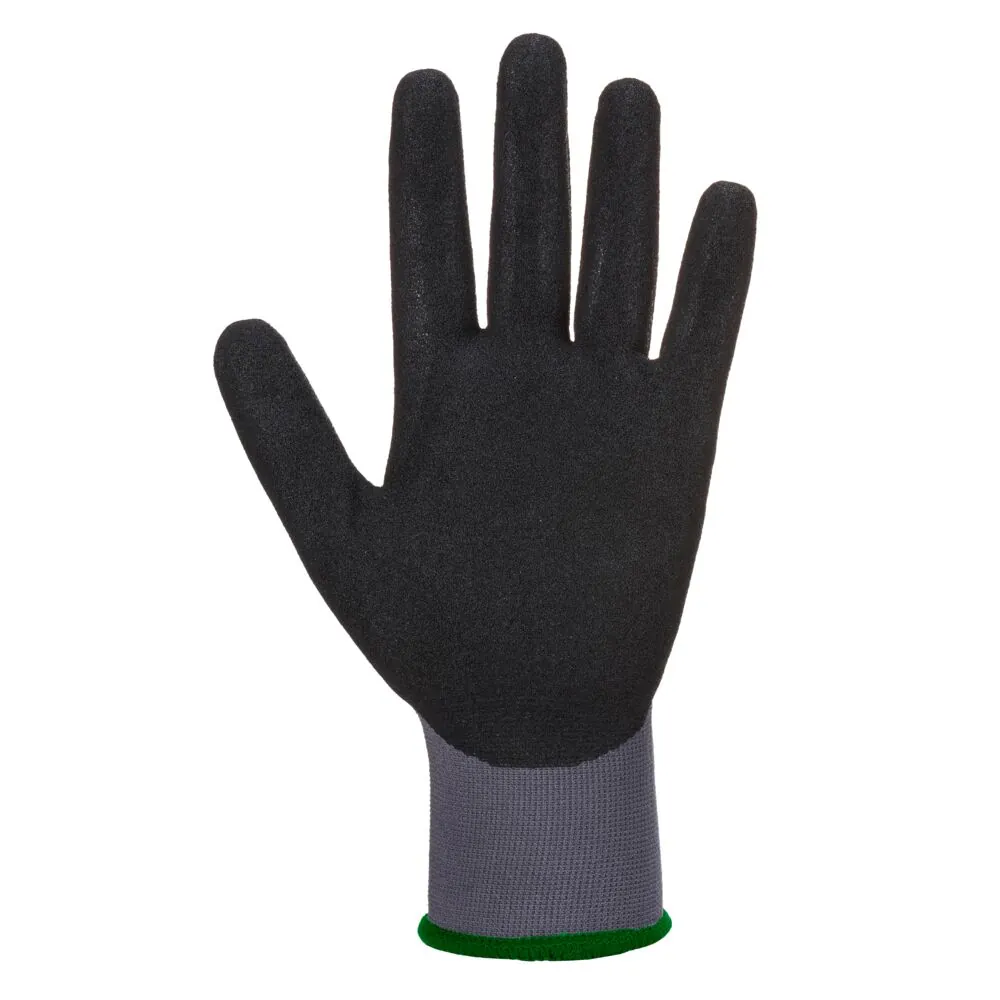 Φωτογραφία από πίσω του AP62 - Γάντι Dermiflex Aqua σε Grey-Black χρώμα