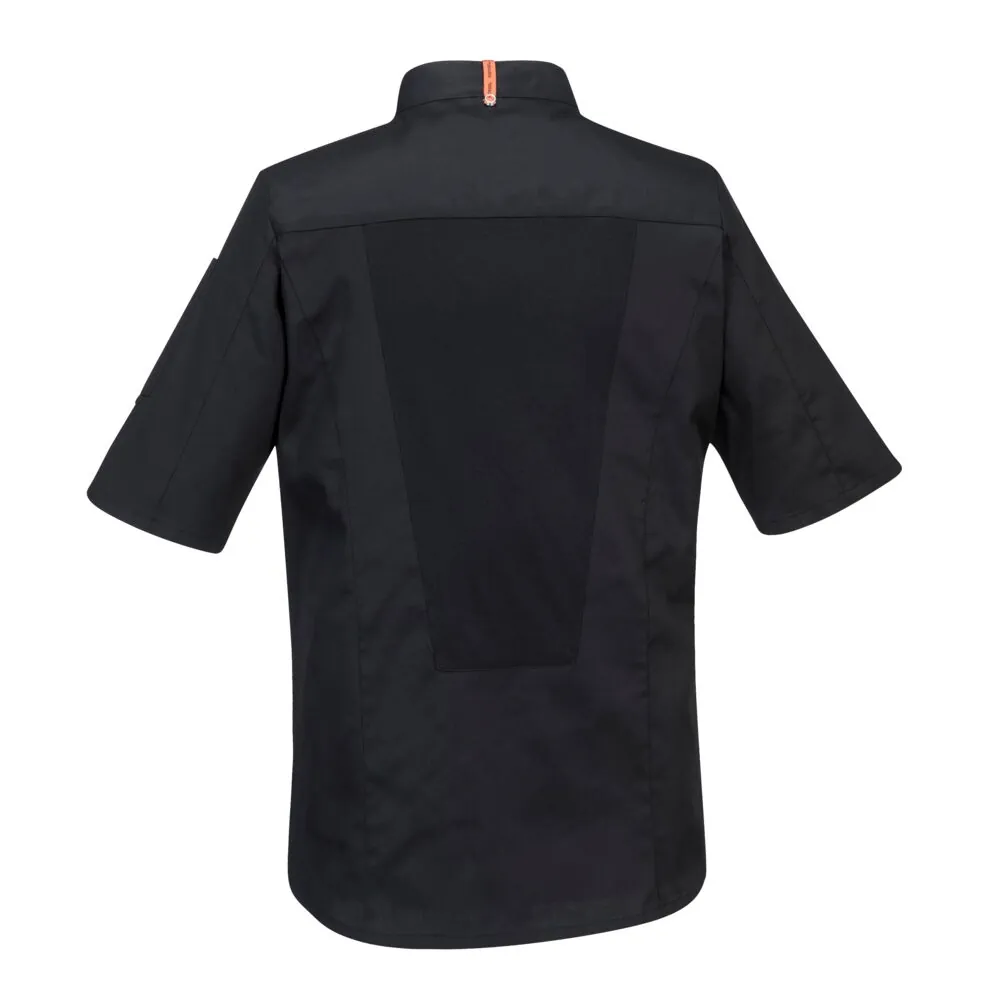 Φωτογραφία από πίσω του C738 - MeshAir Pro Σακάκι S/S σε Black χρώμα