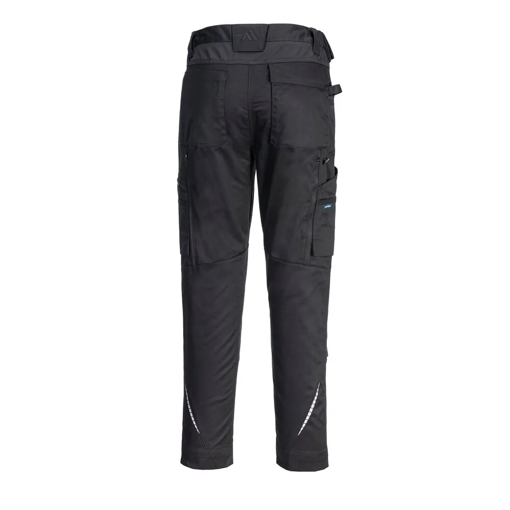 'Οπισθεν φωτογραφία του CD881 - Παντελόνι Eco Stretch Trade WX2 σε Black χρώμα
