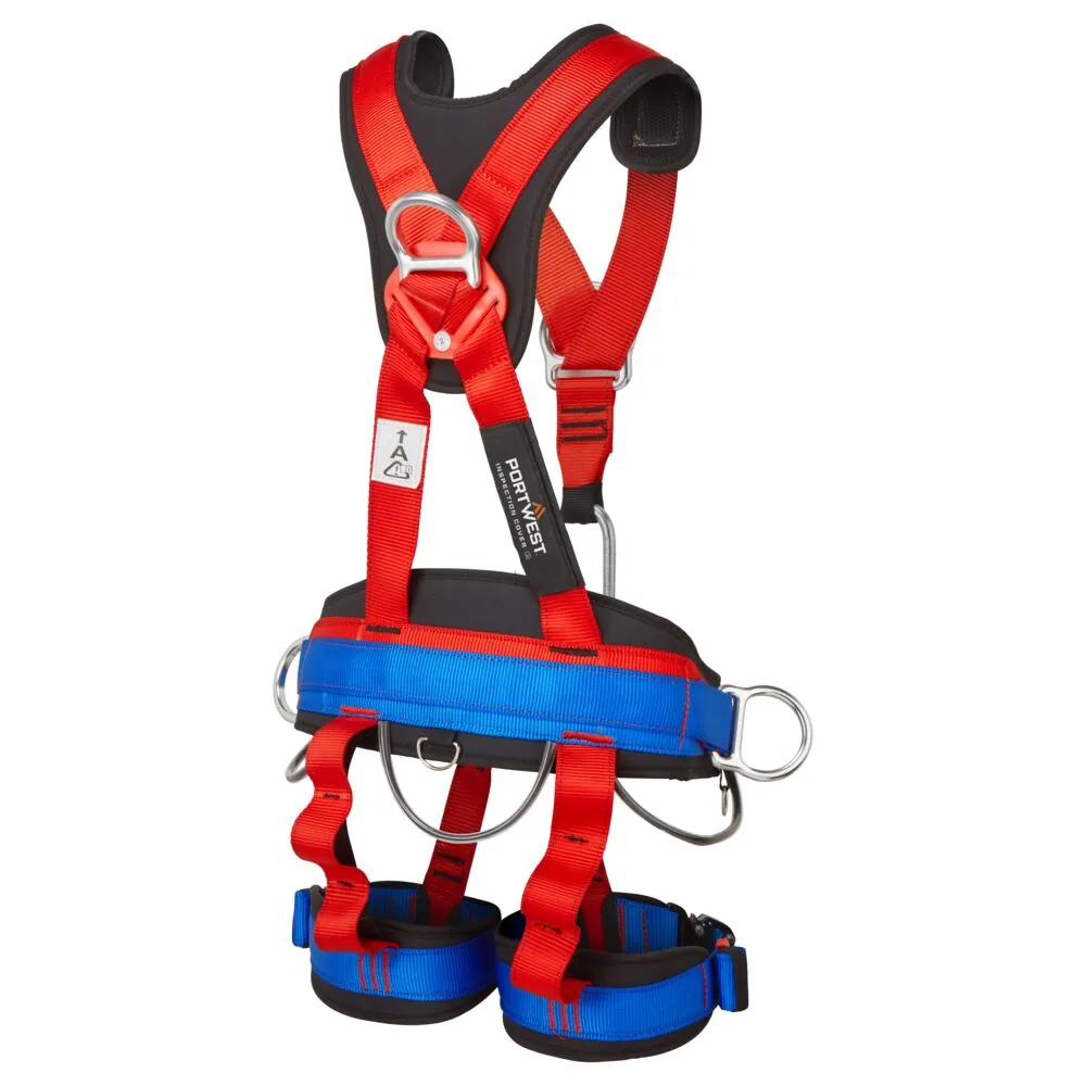 Φωτογραφία με λεπτομέρειες του FP19 - Portwest 4 Point Harness Comfort Plus σε Red χρώμα