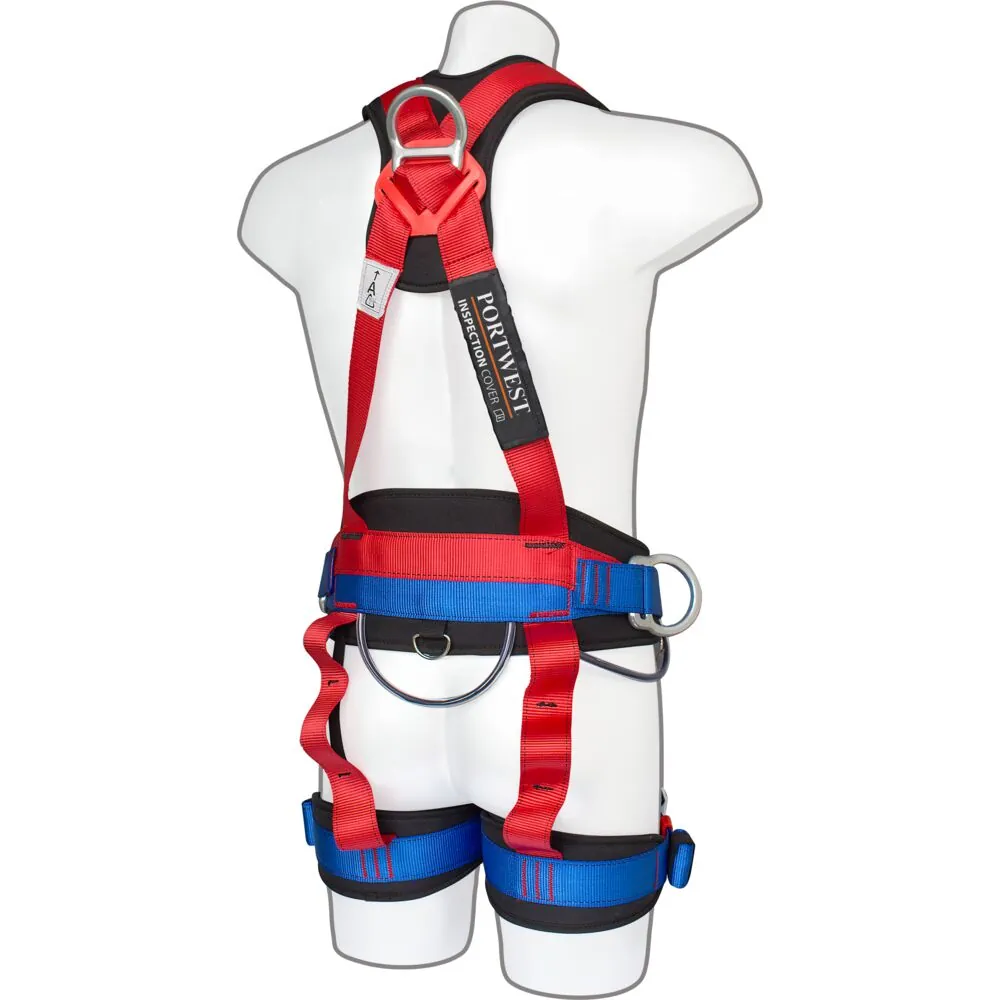 Δεύτερη φωτογραφία με λεπτομέρειες του FP19 - Portwest 4 Point Harness Comfort Plus σε Red χρώμα