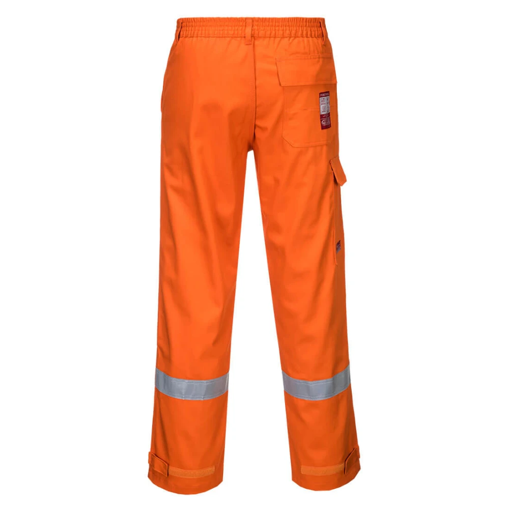 Όπισθεν φωτογραφία του FR26 - Παντελόνι Bizflame Plus σε Orange χρώμα