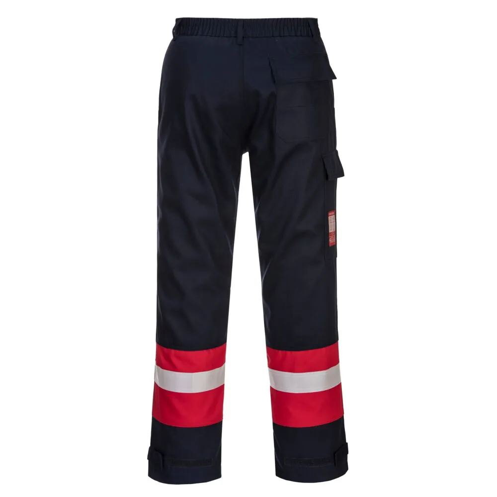 'Οπισθεν φωτογραφία του FR56 - Παντελόνι Bizflame Plus σε Navy χρώμα