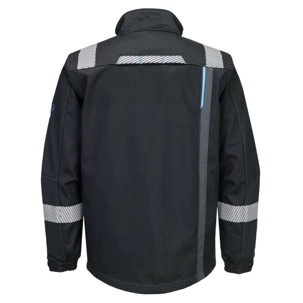 Φωτογραφία από πίσω του FR704 - Softshell Modaflame FR WX3 σε Black χρώμα