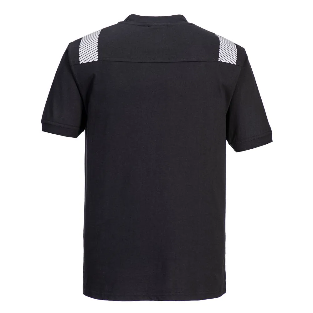 Φωτογραφία από πίσω του FR712 - Modaflame Μπλούζα T-shirt FR WX3 σε Black χρώμα