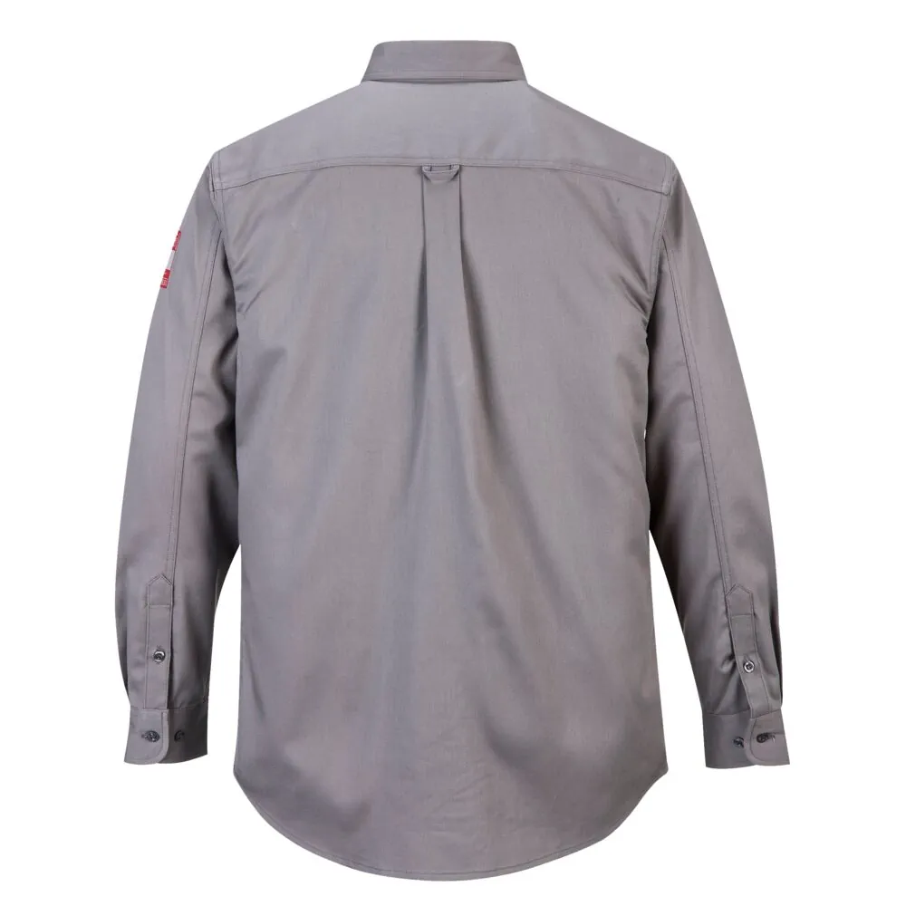 Φωτογραφία από πίσω του FR89 - Πουκάμισο Bizflame 88/12 σε Grey χρώμα