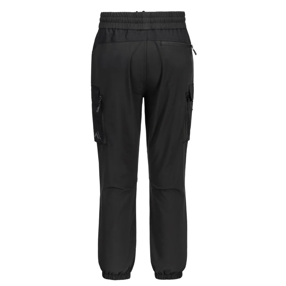 'Οπισθεν φωτογραφία του KX304 - Παντελόνι Jogger KX3 σε Black χρώμα