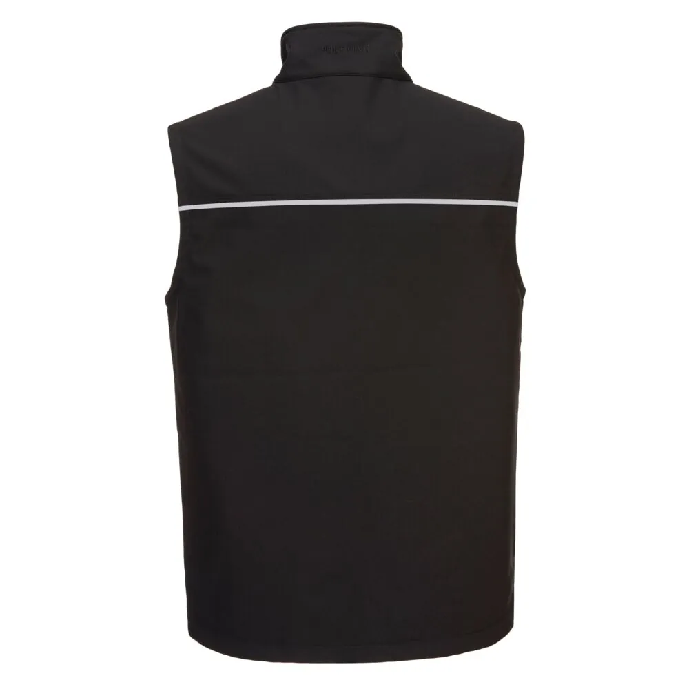 Φωτογραφία από πίσω του KX363 - WX3 Softshell Αμάνικο (3L) σε Black χρώμα
