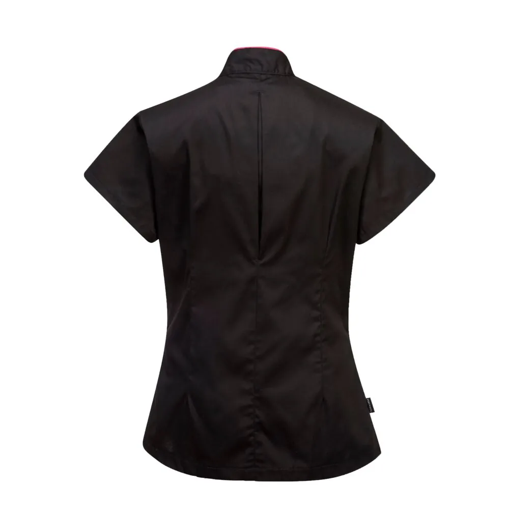 Φωτογραφία από πίσω του LW15 - Πουκαμίσα Wrap σε Black χρώμα
