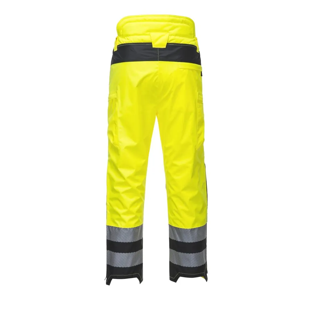 'Οπισθεν φωτογραφία του PW342 - PW3 Hi-Vis Extreme παντελόνι σε Yellow/Black χρώμα