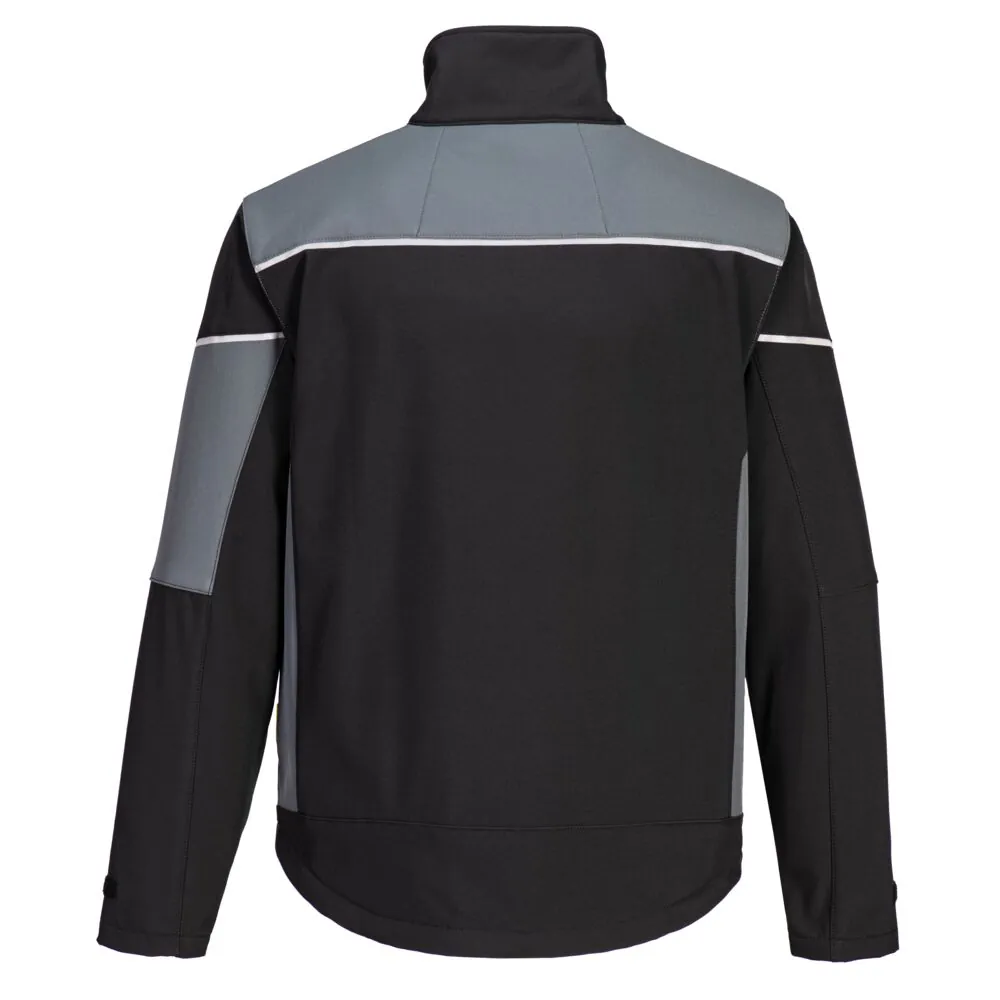 Φωτογραφία από πίσω του PW378 - Softshell Σακάκι PW3 (3L) σε Black-Zoom Grey χρώμα
