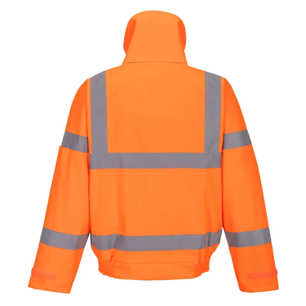 Φωτογραφία από πίσω του S591 - Extreme Bomber Μπουφάν σε Orange χρώμα