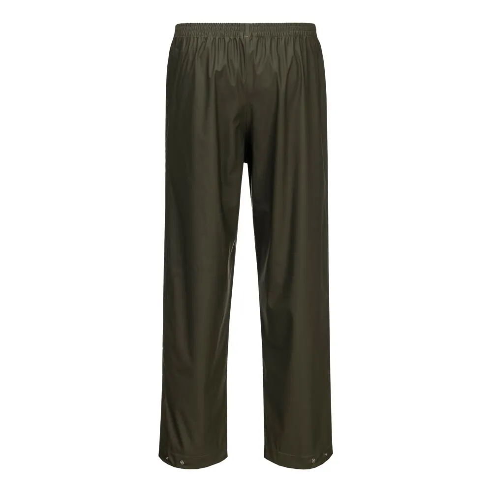 'Οπισθεν φωτογραφία του S650 - Flexatex Chem Trousers σε Forest Nights χρώμα