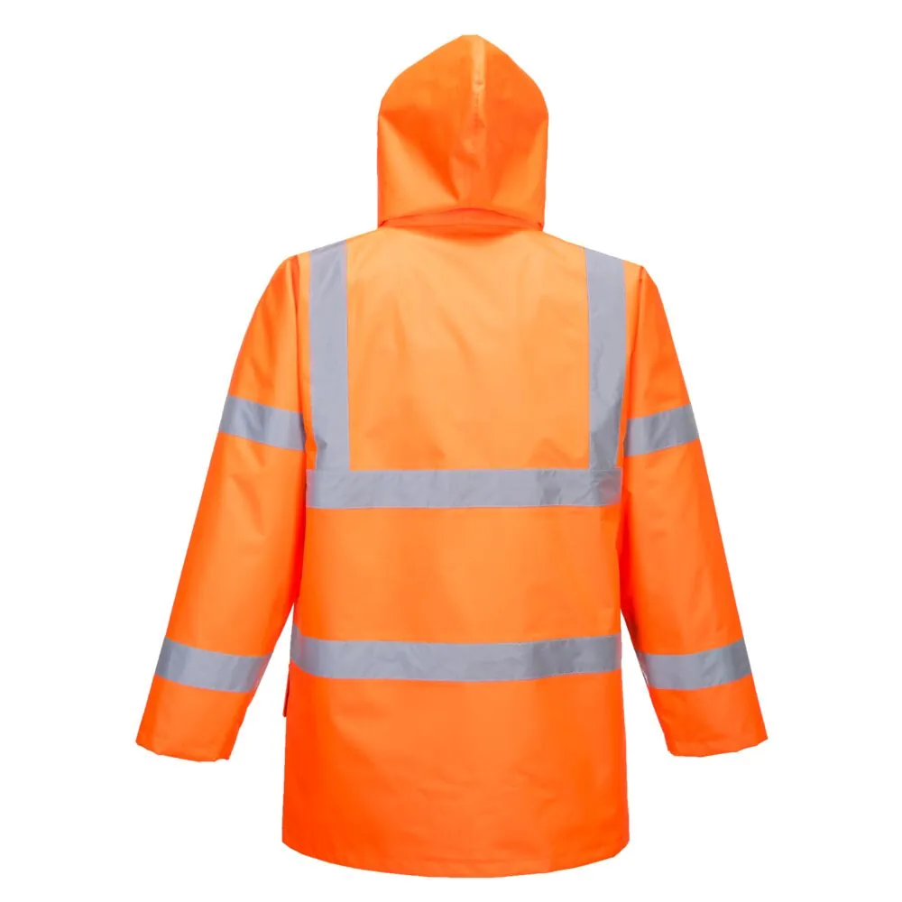 Φωτογραφία από πίσω του S765 - Hi-Vis Essential 5-σε-1 μπουφάν σε Orange χρώμα