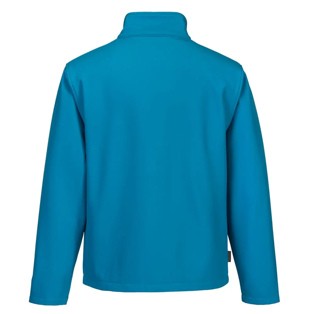 Φωτογραφία από πίσω του TK20 - Softshell Τζάκετ Print & Promo (2L) σε Aqua χρώμα