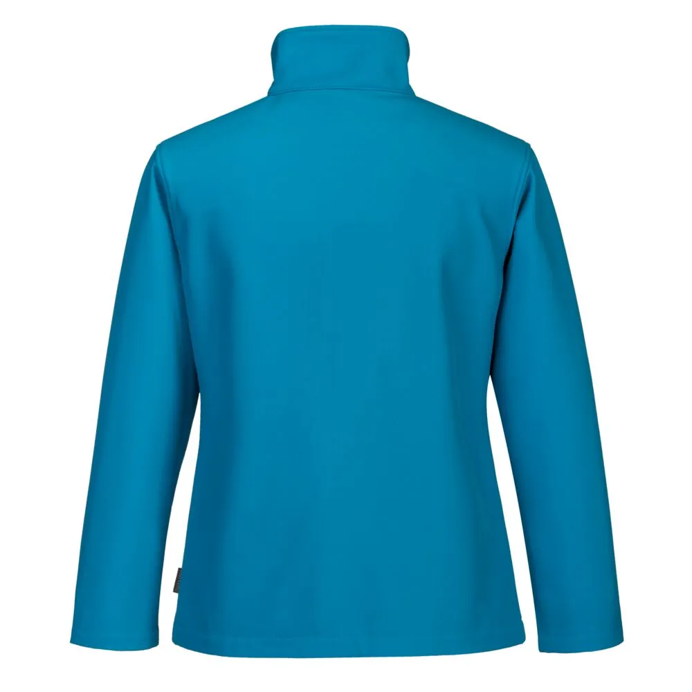 Φωτογραφία από πίσω του TK21 - Γυναικείο Print & Promo Softshell (2L) σε Aqua χρώμα