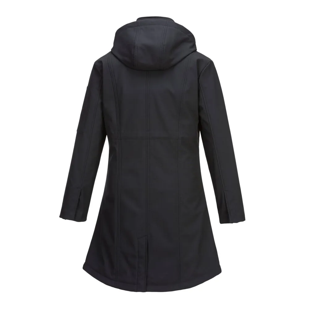 Φωτογραφία από πίσω του TK42 - Μπουφάν Carla Softshell (3L) σε Black χρώμα