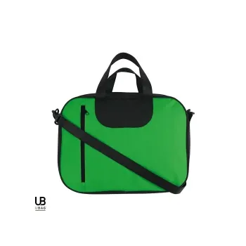 Φωτογραφία από Chicago - Premium τσάντα εγγράφων / Non woven σε χρώμα Apple Green-Black
