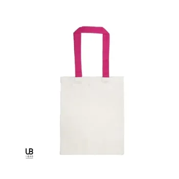 Φωτογραφία από Sarasota - Τσάντα αγοράς με διχρωμία στο χερούλι σε χρώμα Natural-Fuchsia