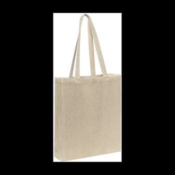 Φωτογραφία από Broadway - Τσάντα αγοράς από ανακυκλωμένο βαμβάκι σε χρώμα Beige Melange