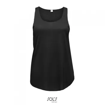 Φωτογραφία από Jade - Γυναικείο ελαφρύ αμάνικο μπλουζάκι σε χρώμα Black