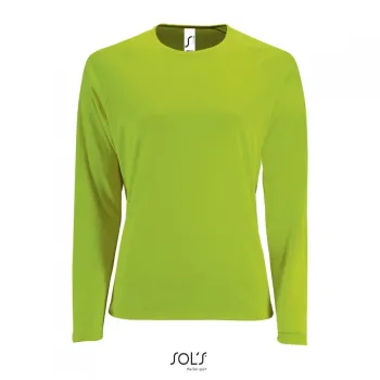 Φωτογραφία από Sporty LSL Women - Γυναικείο μακρυμάνικο αθλητικό Τ-shirt σε χρώμα Neon Green