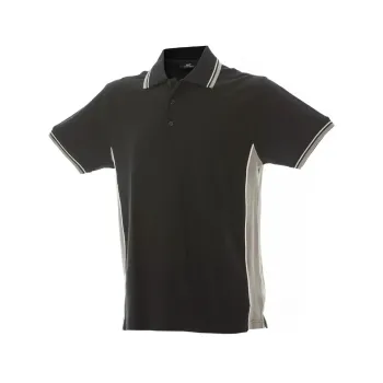 Φωτογραφία από Ankara - Ανδρικό πόλο πικέ σε χρώμα Black-Grey