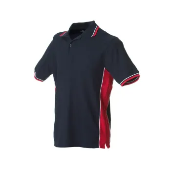 Φωτογραφία από Ankara - Ανδρικό πόλο πικέ σε χρώμα Navy-Red