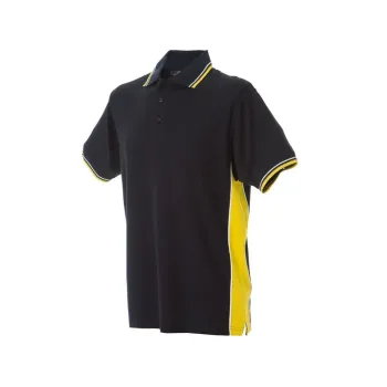 Φωτογραφία από Ankara - Ανδρικό πόλο πικέ σε χρώμα Navy-Yellow