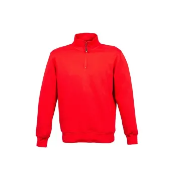 Φωτογραφία από Pamplona - Unisex μπλούζα φούτερ με φερμουάρ σε χρώμα Red