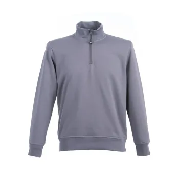 Φωτογραφία από Pamplona - Unisex μπλούζα φούτερ με φερμουάρ σε χρώμα Grey