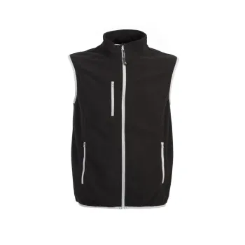 Φωτογραφία από Praga - Ανδρικό γιλέκο fleece σε χρώμα Black