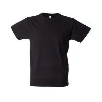 Φωτογραφία από Malaga - Unisex T-shirt με κουμπάκια σε χρώμα Black