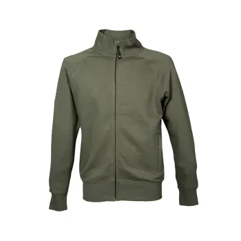 Φωτογραφία από Malesia Man - Ανδρική ζακέτα φούτερ σε χρώμα Army