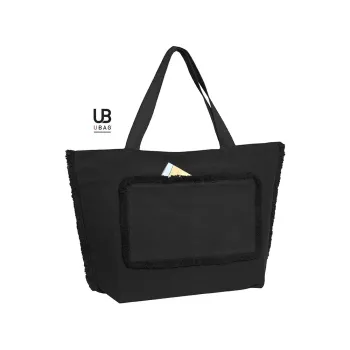 Φωτογραφία από Tahiti Natural - Τσάντα παραλίας με ξέφτια σε χρώμα Natural