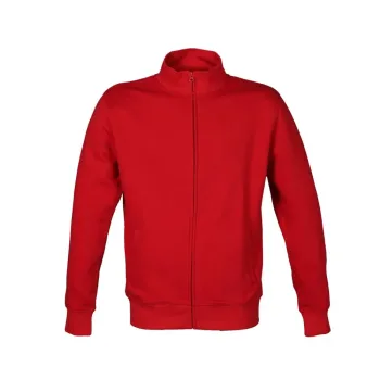 Φωτογραφία από Dallas Man - Ανδρική ζακέτα φούτερ χωρίς κουκούλα σε χρώμα Red