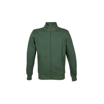 Φωτογραφία από Dallas Man - Ανδρική ζακέτα φούτερ χωρίς κουκούλα σε χρώμα Green