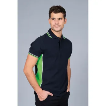 Φωτογραφία από Ankara - Ανδρικό πόλο πικέ σε χρώμα Navy-Green