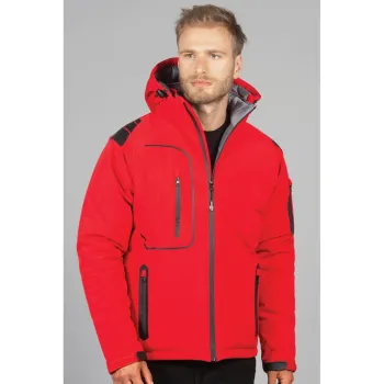Φωτογραφία από Cervinia man - Τζάκετ softshell 3 στρώσεων σε χρώμα Red